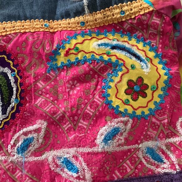 Lifestyle womens small vintage blazer colorful rainbow psych cute barbie quirky - Picture 6 of 12